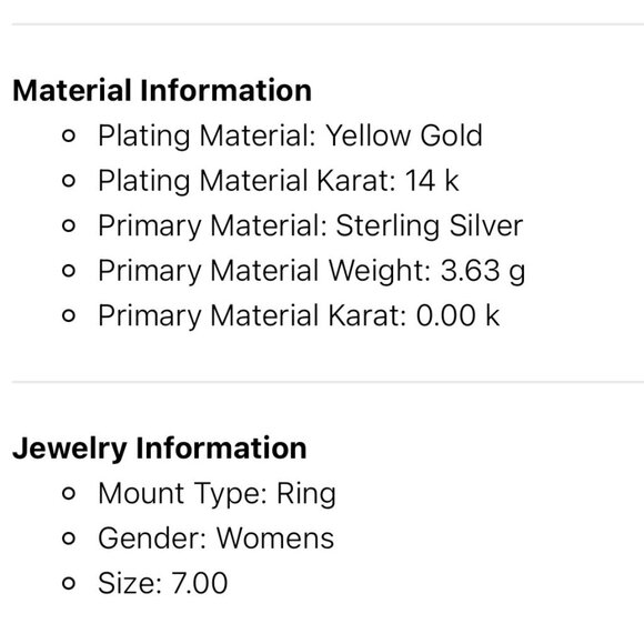 Mystic Topaz & diamonds Size 7 designer ring - Picture 5 of 5